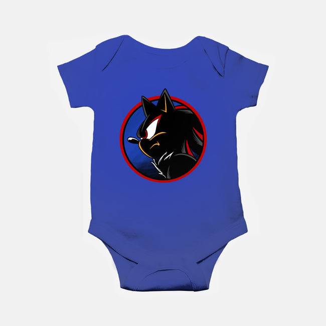 Dark Hedgehog-Baby-Basic-Onesie-spoilerinc