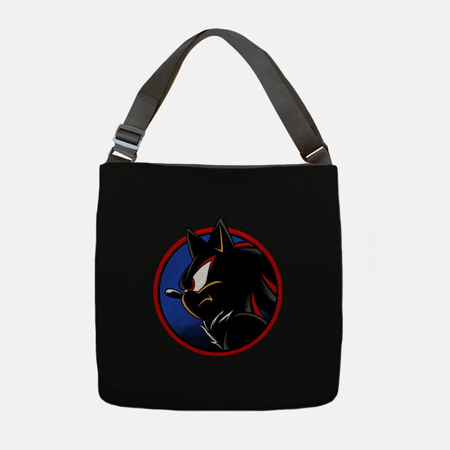 Dark Hedgehog-None-Adjustable Tote-Bag-spoilerinc