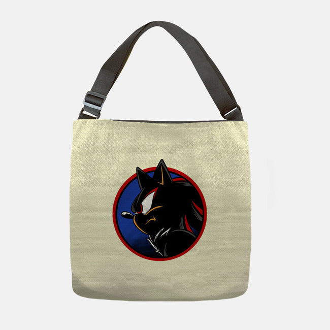 Dark Hedgehog-None-Adjustable Tote-Bag-spoilerinc
