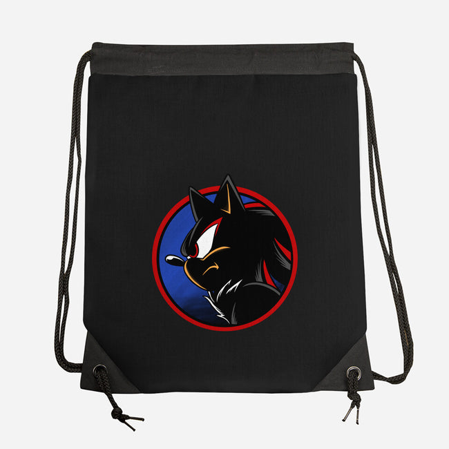 Dark Hedgehog-None-Drawstring-Bag-spoilerinc