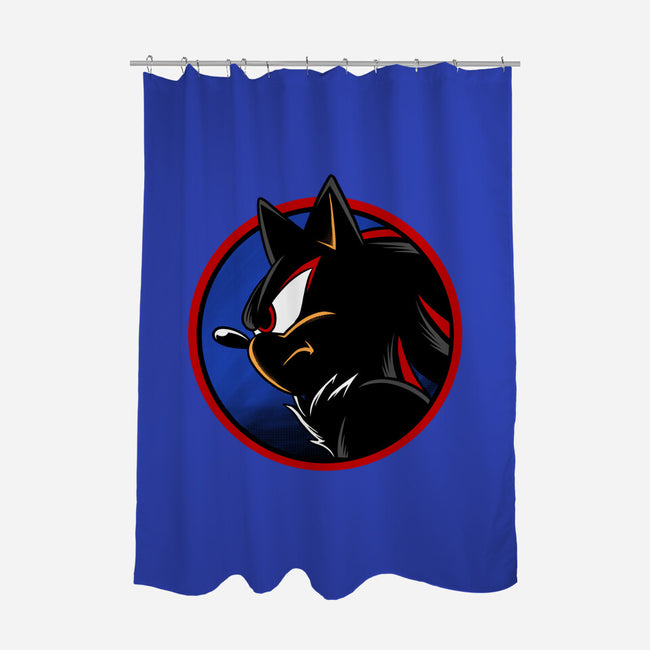 Dark Hedgehog-None-Polyester-Shower Curtain-spoilerinc