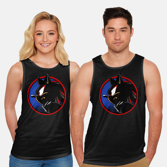 Dark Hedgehog-Unisex-Basic-Tank-spoilerinc