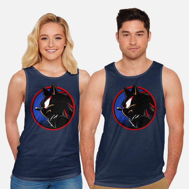 Dark Hedgehog-Unisex-Basic-Tank-spoilerinc