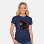 Dark Hedgehog-Womens-Fitted-Tee-spoilerinc