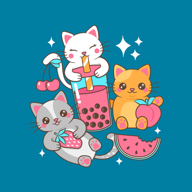 Boba Tea Kittens-Mens-Heavyweight-Tee-robyriker