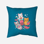 Boba Tea Kittens-None-Removable Cover w Insert-Throw Pillow-robyriker