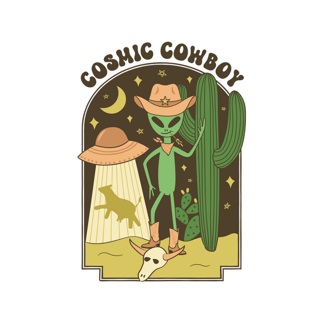 Cosmic Cowboy-Womens-Off Shoulder-Tee-robyriker