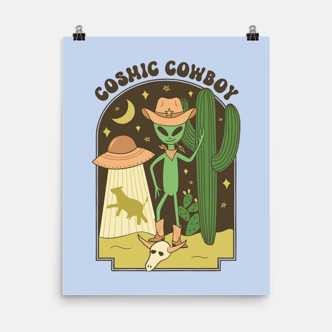 Cosmic Cowboy-None-Matte-Poster-robyriker