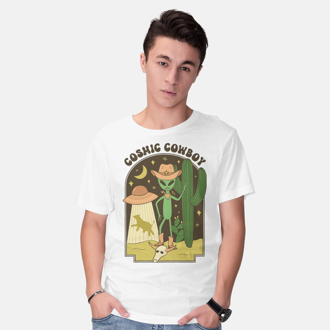 Cosmic Cowboy-Mens-Basic-Tee-robyriker