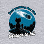 Cat Waiting The Meteor-Youth-Basic-Tee-Studio Mootant