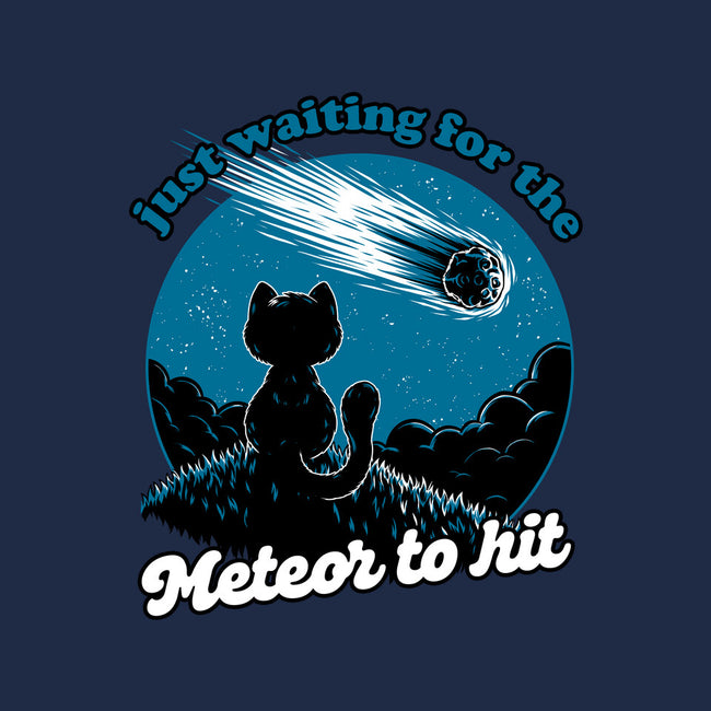 Cat Waiting The Meteor-Unisex-Basic-Tank-Studio Mootant