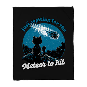 Cat Waiting The Meteor