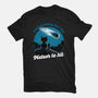 Cat Waiting The Meteor-Mens-Premium-Tee-Studio Mootant