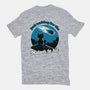 Cat Waiting The Meteor-Mens-Heavyweight-Tee-Studio Mootant