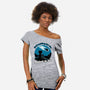 Cat Waiting The Meteor-Womens-Off Shoulder-Tee-Studio Mootant