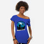 Cat Waiting The Meteor-Womens-Off Shoulder-Tee-Studio Mootant