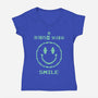 Smile At The Camera-Womens-V-Neck-Tee-demonigote