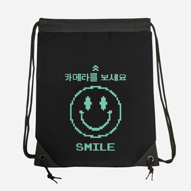 Smile At The Camera-None-Drawstring-Bag-demonigote
