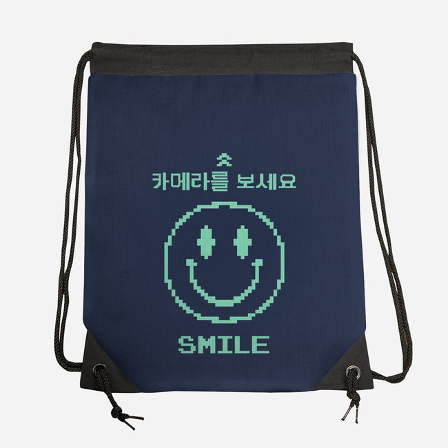 Smile At The Camera-None-Drawstring-Bag-demonigote