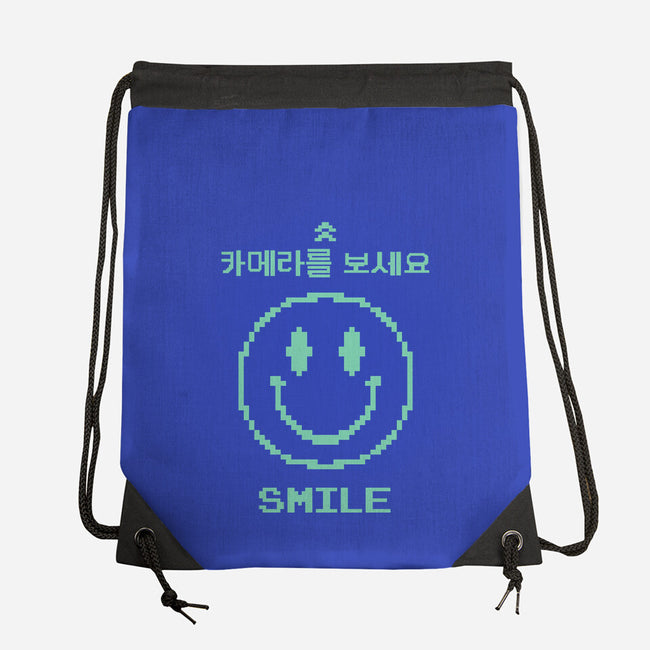 Smile At The Camera-None-Drawstring-Bag-demonigote