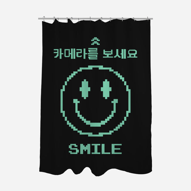 Smile At The Camera-None-Polyester-Shower Curtain-demonigote