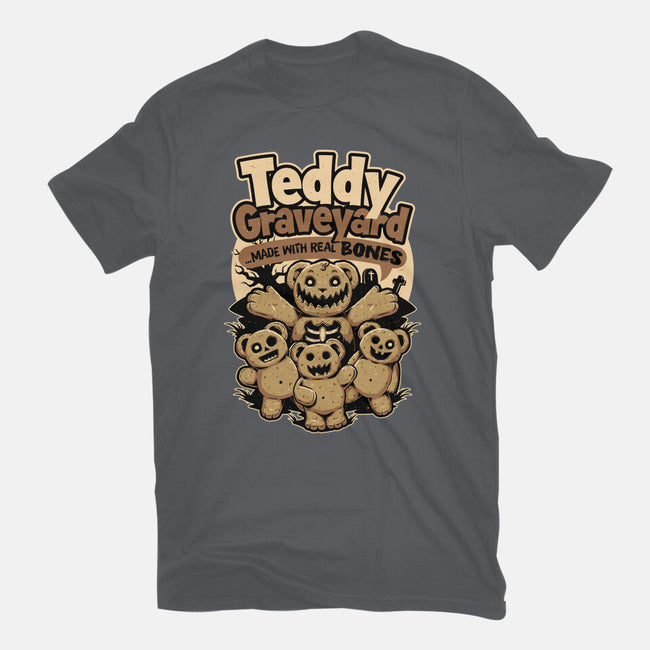 Teddy Graveyard Snack-Mens-Basic-Tee-Studio Mootant