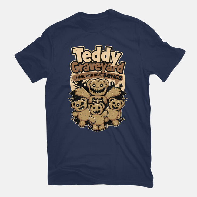 Teddy Graveyard Snack-Womens-Fitted-Tee-Studio Mootant