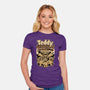 Teddy Graveyard Snack-Womens-Fitted-Tee-Studio Mootant