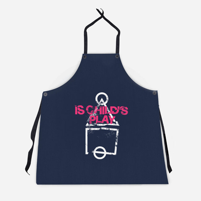 Is Child's Play-Unisex-Kitchen-Apron-demonigote