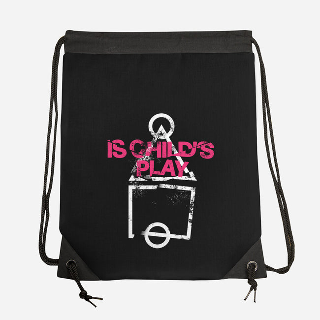 Is Child's Play-None-Drawstring-Bag-demonigote