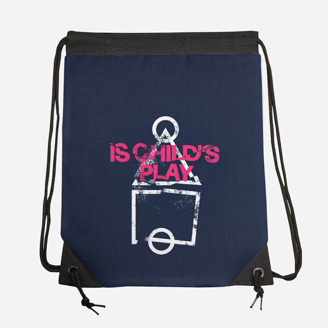Is Child's Play-None-Drawstring-Bag-demonigote