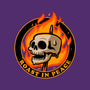 Marshmallow Skull Fire-None-Drawstring-Bag-Studio Mootant
