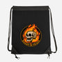 Marshmallow Skull Fire-None-Drawstring-Bag-Studio Mootant