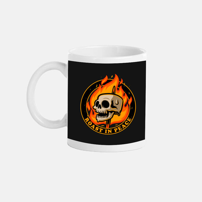 Marshmallow Skull Fire-None-Mug-Drinkware-Studio Mootant