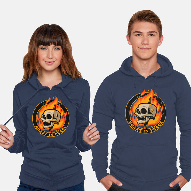 Marshmallow Skull Fire-Unisex-Pullover-Sweatshirt-Studio Mootant