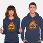 Marshmallow Skull Fire-Unisex-Pullover-Sweatshirt-Studio Mootant