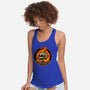 Marshmallow Skull Fire-Womens-Racerback-Tank-Studio Mootant