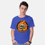 Marshmallow Skull Fire-Mens-Basic-Tee-Studio Mootant