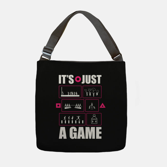 Just A Game-None-Adjustable Tote-Bag-demonigote