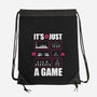 Just A Game-None-Drawstring-Bag-demonigote