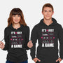 Just A Game-Unisex-Pullover-Sweatshirt-demonigote