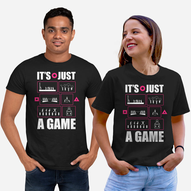 Just A Game-Unisex-Basic-Tee-demonigote