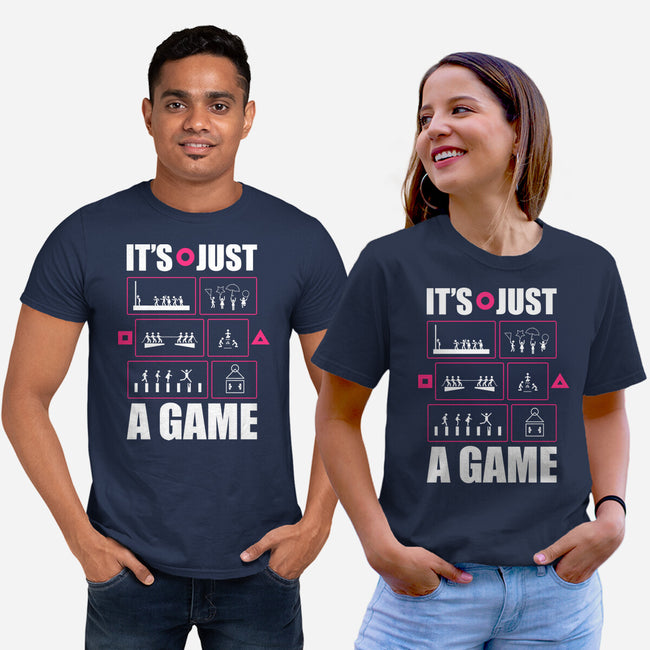 Just A Game-Unisex-Basic-Tee-demonigote