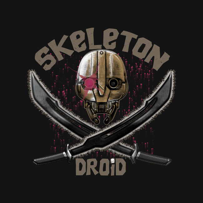 Skeleton Droid-Womens-V-Neck-Tee-Samuel