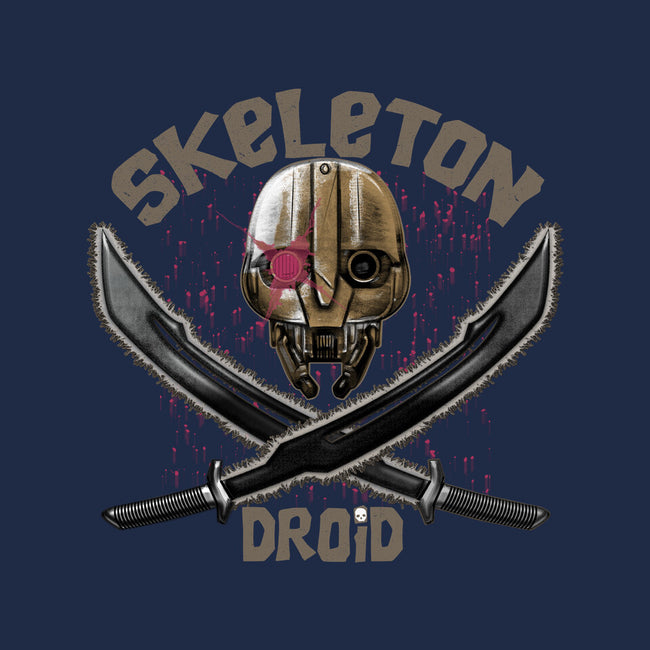 Skeleton Droid-Womens-Fitted-Tee-Samuel