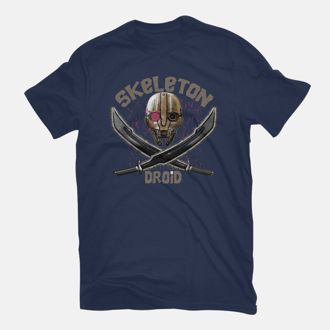 Skeleton Droid-Womens-Fitted-Tee-Samuel