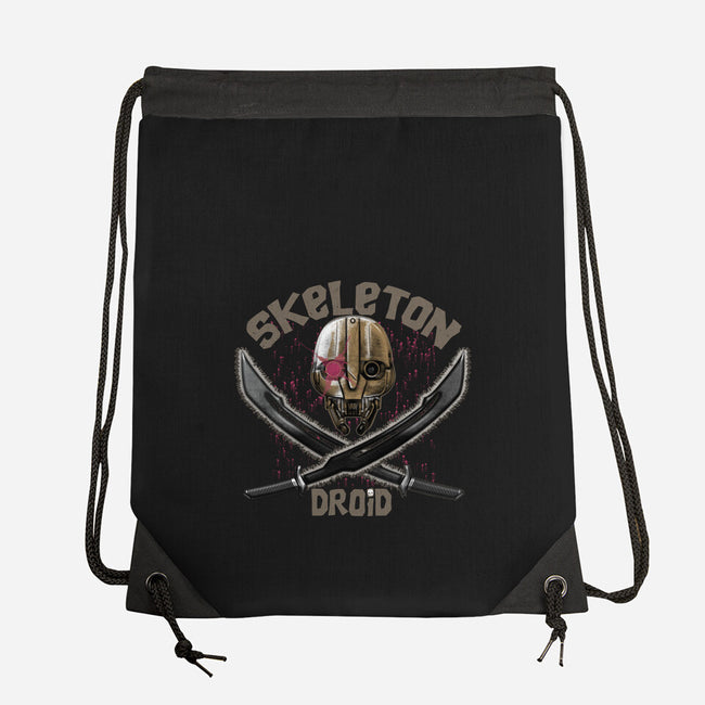 Skeleton Droid-None-Drawstring-Bag-Samuel