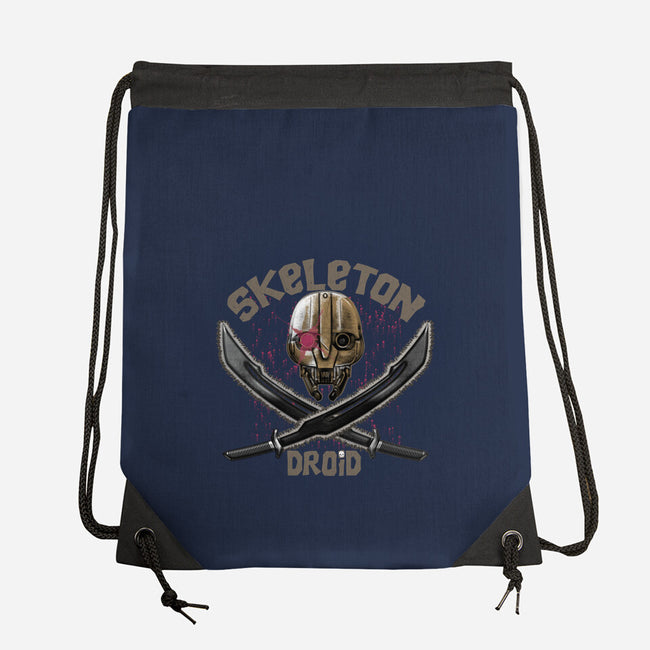 Skeleton Droid-None-Drawstring-Bag-Samuel