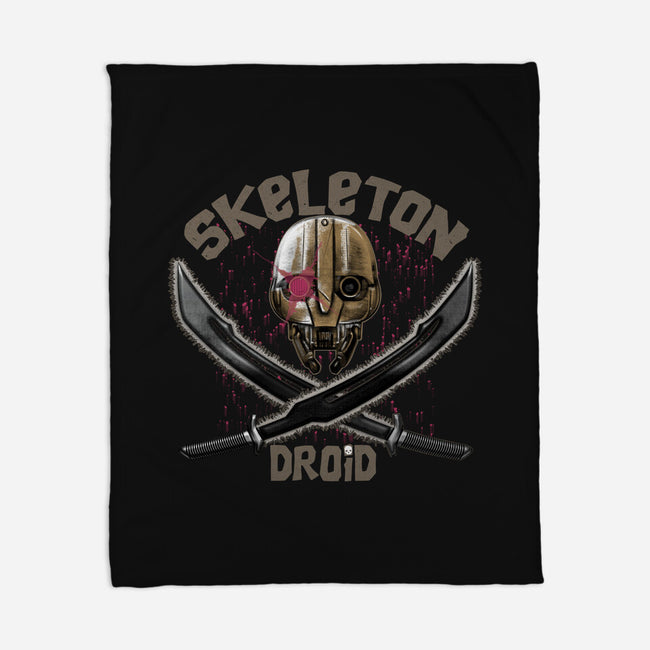 Skeleton Droid-None-Fleece-Blanket-Samuel