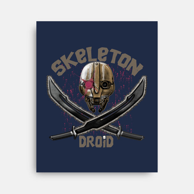 Skeleton Droid-None-Stretched-Canvas-Samuel